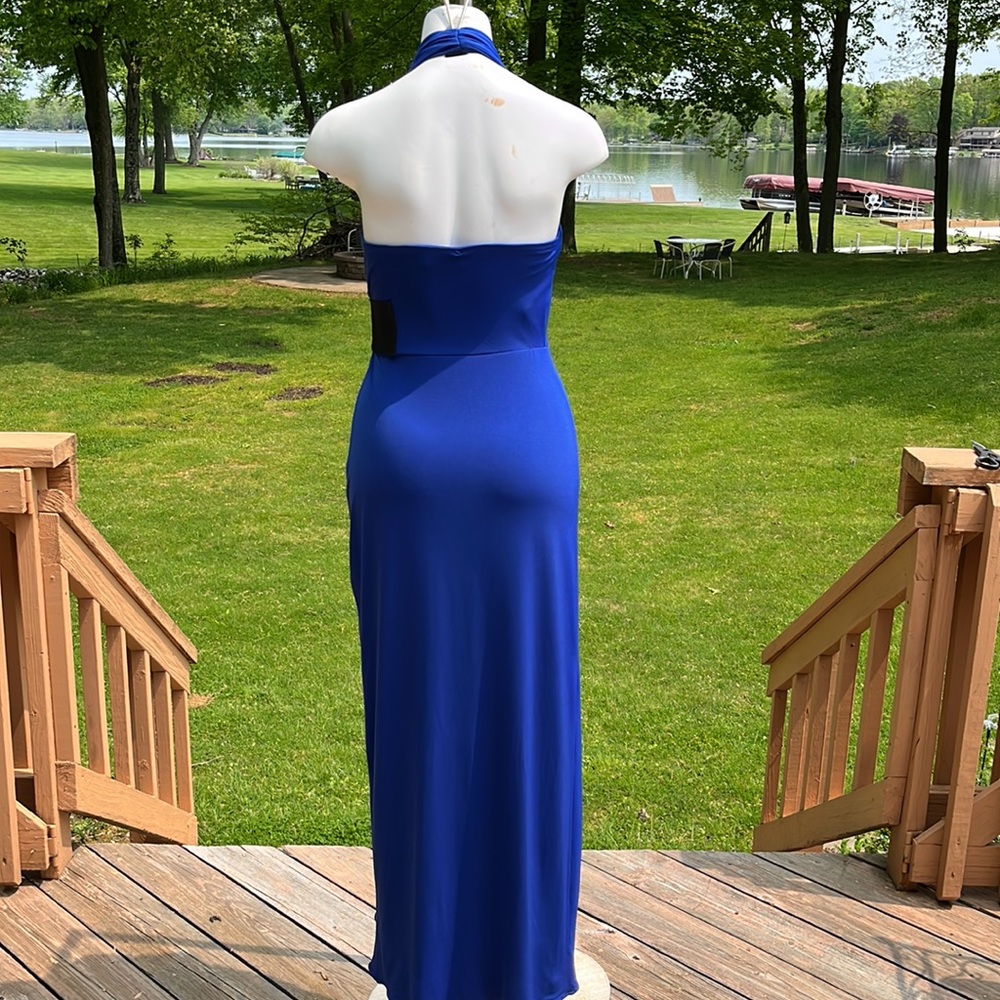 Calvin Klein glam halter gown S - Picture 5 of 10
